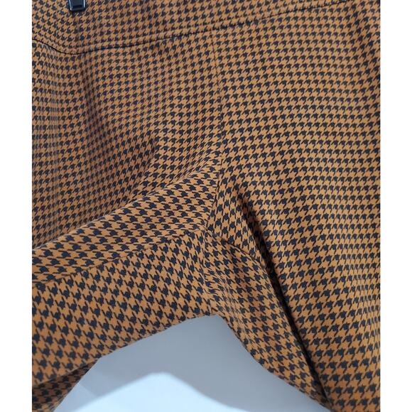 Lands End Houndstooth Starfish Legging Pants Womens Plus Size 2X Rust Black - Picture 6 of 11